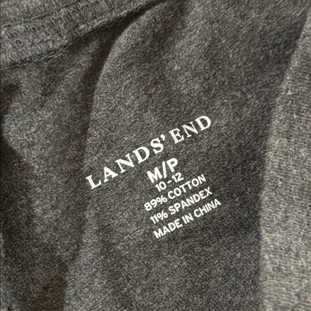 Lands' End Navy Blue Starfish Stretch Crop Pants NWT Size M - Picture 6 of 13
